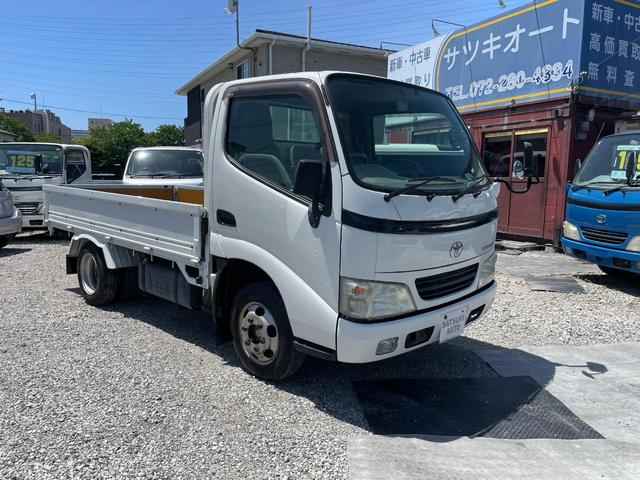 トヨエース ロングジャストロー 平ボディ 三方開 フロア5速MT 1.5t リアWタイヤ 3人乗り エアコン パワステ パワーウインドウ 運転席エアバッグ ETC(4枚目)