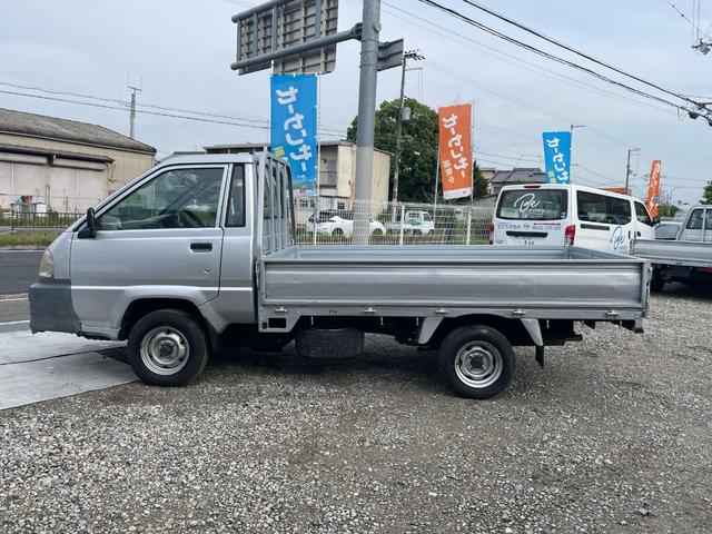 ライトエーストラック ロングSシングルジャストローDX ロングスチールデッキ 三方開 コラム5速MT 1t ABS 運転席エアバッグ エアコン パワステ ETC 3人乗り 取説 メンテナンスノート(53枚目)