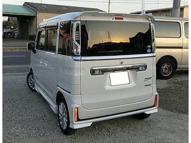 スペーシアカスタム ハイブリッドＧＳ　全方位モニター用カメラパッケージ装着車　デュアルセンサーブレーキサポート　運転席シートヒーター　前後ドライブレコーダー　ビルトインＥＴＣ　プッシュスタート　左パワースライドドア（4枚目）