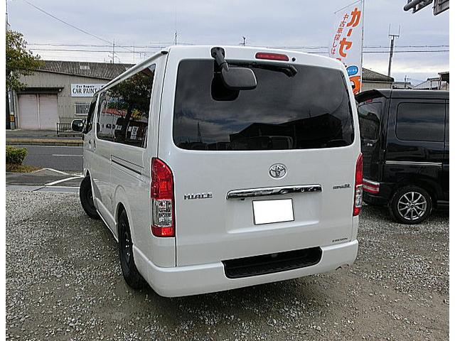 ハイエースバン ロングスーパーGL ローダウン 8インチナビ フルセグTV ETC バックカメラ スマートキー ホーネットセキュリティ(4枚目)