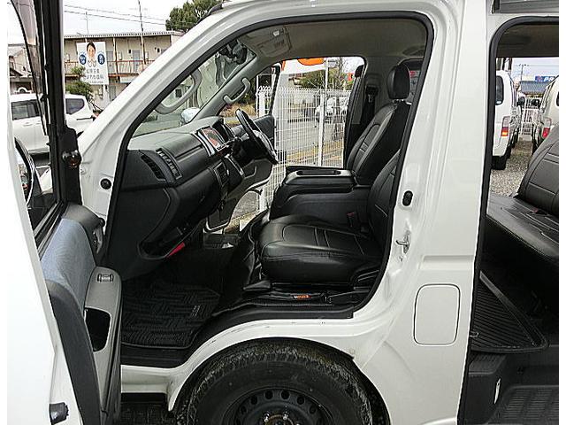 ハイエースバン ロングスーパーGL ローダウン 8インチナビ フルセグTV ETC バックカメラ スマートキー ホーネットセキュリティ(9枚目)