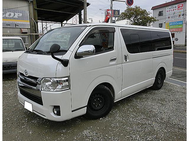 ハイエースバン ロングスーパーGL ローダウン 8インチナビ フルセグTV ETC バックカメラ スマートキー ホーネットセキュリティ(20枚目)