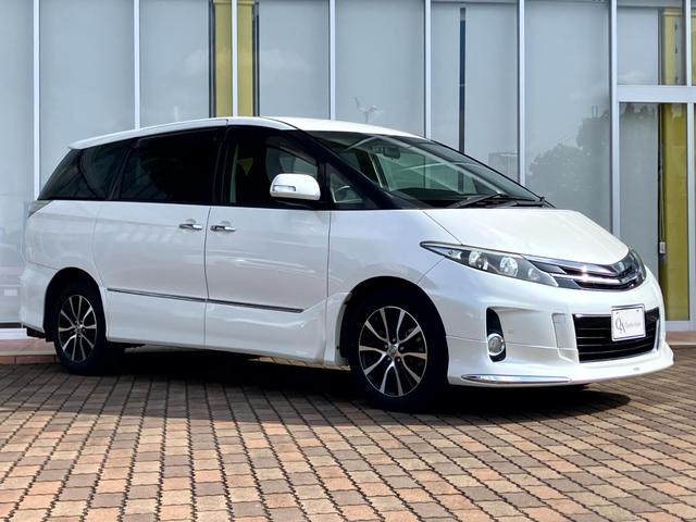 エスティマ アエラス　プレミアムエディション　４ＷＤ／モデリスタエアロ（フロント）モデリスタグリル／ヒッチメンバー／両側パワースライドドア／純正ナビ／バックカメラ／Ｂｌｕｅｔｏｏｔｈオーディオ／後席モニター／クルーズコントロール／ＥＴＣ（6枚目）