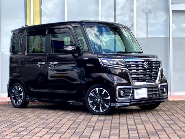 スペーシアカスタム ハイブリッドXS ワンオーナー車/社外ナビ/バックカメラ/Bluetoothオーディオ/社外後席モニター/両側パワースライドドア/デュアルブレーキサポート/ステアリングスイッチ/クルーズコントロール/シートヒーター(5枚目)