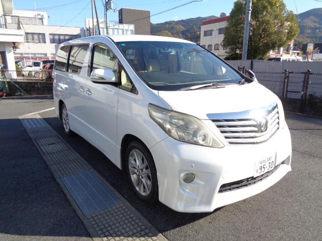 アルファード ２４０Ｓ　リミテッド　ＣＤ　ＤＶＤ　ＥＴＣ　キーレス　電格ミラー　両側Ｐスラ　Ｂカメラ　ＨＩＤ　フォグ　ＨＤＤナビ（アルパイン・ＶＩＥ－Ｘ０８）フリップダウンモニター　スマートキー　木目調パネル（3枚目）