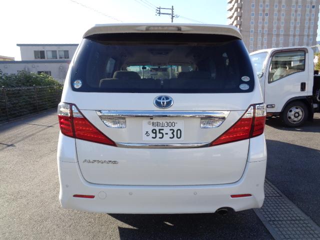 アルファード ２４０Ｓ　リミテッド　ＣＤ　ＤＶＤ　ＥＴＣ　キーレス　電格ミラー　両側Ｐスラ　Ｂカメラ　ＨＩＤ　フォグ　ＨＤＤナビ（アルパイン・ＶＩＥ－Ｘ０８）フリップダウンモニター　スマートキー　木目調パネル（6枚目）