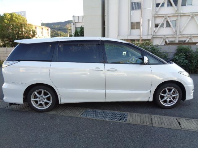 エスティマ 2.4アエラス Gエディション PS AAC WAC PW WAB ABS CD DVD ETC キーレス スマートキー 電格ミラー SDナビ(カロッツェリア・AVIC-HRZ900) バックカメラ 両側Pスラ ディスチャージ(4枚目)
