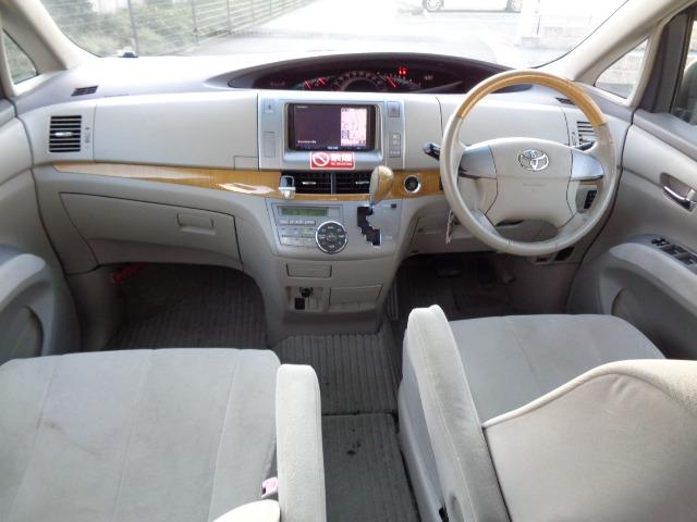 エスティマ 2.4アエラス Gエディション PS AAC WAC PW WAB ABS CD DVD ETC キーレス スマートキー 電格ミラー SDナビ(カロッツェリア・AVIC-HRZ900) バックカメラ 両側Pスラ ディスチャージ(14枚目)