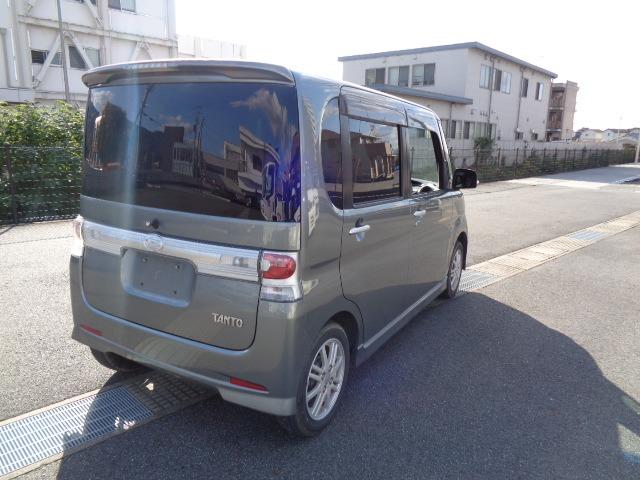 タント カスタムＸ　車検Ｒ９／１１　４ＤＡＴ　ＰＳ　ＡＡＣ　ＰＷ　ＷＡＢ　ＡＢＳ　ＣＤ　ＤＶＤ　ＥＴＣ　キーレス　スマートキー　電格ミラー　ＳＤナビ（ケンウッド・ＭＤＶ－Ｘ７０１）　フルセグＴＶ　左リヤスライドドア（5枚目）