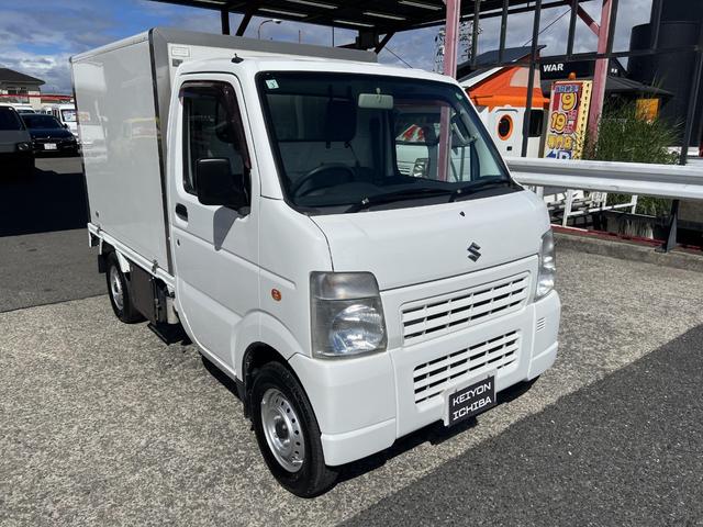 キャリイトラック 　冷凍車２ＷＡＹエアコン・車検令和８年３月・５速マニュアル・サーモキング製２ＷＡＹ冷凍機・後部観音開き・左スライドドア・冷蔵冷凍機取説あり・パワステ（3枚目）
