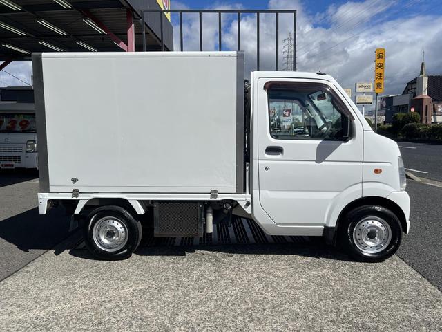 キャリイトラック 　冷凍車２ＷＡＹエアコン・車検令和８年３月・５速マニュアル・サーモキング製２ＷＡＹ冷凍機・後部観音開き・左スライドドア・冷蔵冷凍機取説あり・パワステ（4枚目）