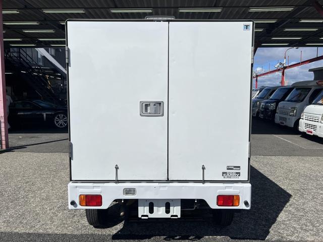 キャリイトラック 　冷凍車２ＷＡＹエアコン・車検令和８年３月・５速マニュアル・サーモキング製２ＷＡＹ冷凍機・後部観音開き・左スライドドア・冷蔵冷凍機取説あり・パワステ（6枚目）