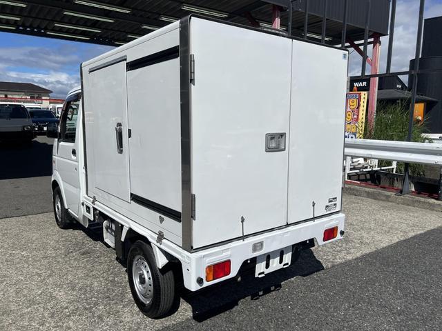 キャリイトラック 　冷凍車２ＷＡＹエアコン・車検令和８年３月・５速マニュアル・サーモキング製２ＷＡＹ冷凍機・後部観音開き・左スライドドア・冷蔵冷凍機取説あり・パワステ（7枚目）