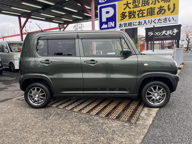 ハスラー Ｇ　車検２年・修復歴無し・オートマチック・純正ナビ・ＴＶ・バックカメラ・レーダーブレーキサポート・ＥＴＣ・スマートキー・プッシュスタート・オートエアコン・社外１４インチアルミホイール（4枚目）