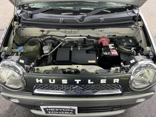 ハスラー Ｇ　車検２年・修復歴無し・オートマチック・純正ナビ・ＴＶ・バックカメラ・レーダーブレーキサポート・ＥＴＣ・スマートキー・プッシュスタート・オートエアコン・社外１４インチアルミホイール（33枚目）