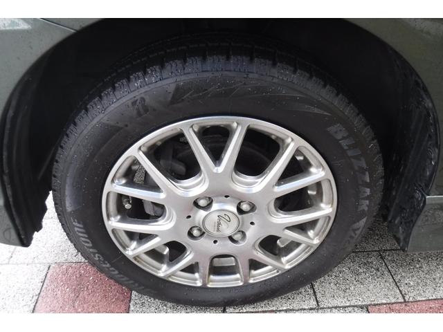 アルミホイル、スタッドレスタイヤ装着！