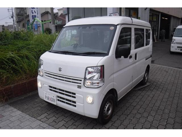 エブリイ PC セーフティサポート装着車 デュアルカメラブレーキサポート ナビ バックカメラ キーレスキー 4速オートマ エアコン パワステ パワーウインドウ プライバシーガラス 大型ドアミラー(6枚目)