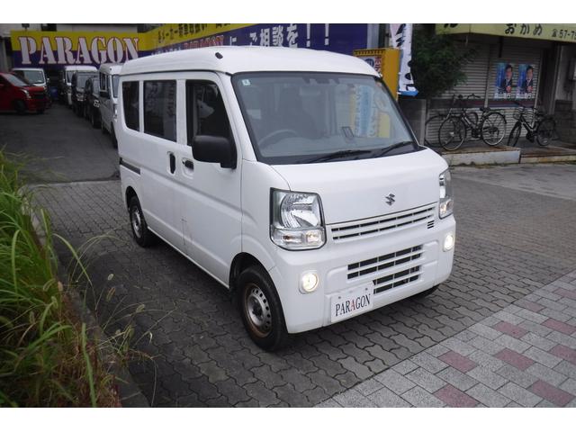 エブリイ PC セーフティサポート装着車 デュアルカメラブレーキサポート ナビ バックカメラ キーレスキー 4速オートマ エアコン パワステ パワーウインドウ プライバシーガラス 大型ドアミラー(10枚目)