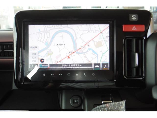 スペーシアカスタム ハイブリッドＸＳ　２ＷＤ　新車　スズキセーフティサポート　全方位モニター付９インチメモリーナビ（スズキコネクト対応）純正ＥＴＣ　純正バイザー＆フロアマット　ボディコーティング付（16枚目）