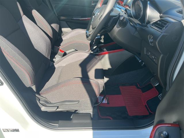 スイフトスポーツ ベースグレード　ワンオーナー　オートマ　セーフティサポート　ＬＥＤヘッドランプ　１７インチアルミホイール　キーレスプッシュスタート　８インチフルセグナビ　バックカメラ　運転席シートヒーター　ステンレス製ペダル（55枚目）