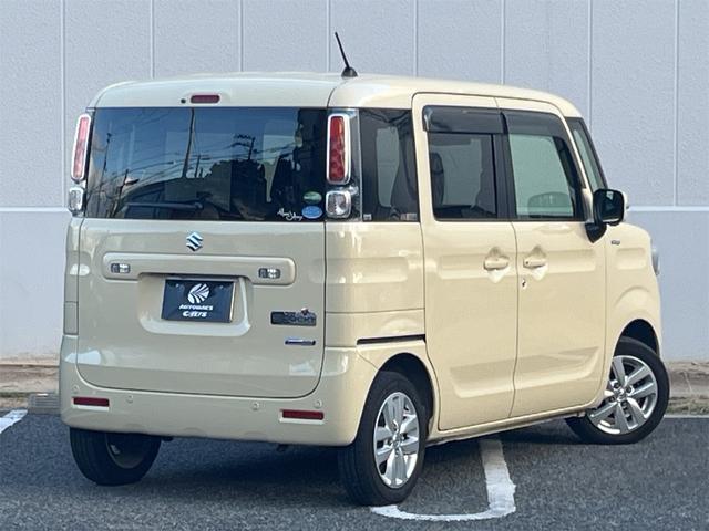 スペーシア ハイブリッドＸ　セーフティサポート　ＬＥＤヘッドランプ　両側パワースライドドア　１４インチアルミホイール　純正８インチフルセグナビ　Ｂｌｕｅｔｏｏｔｈ　ＡＵＤＩＯ　全方位カメラ　ＥＴＣ　運転席シートヒーター　キーレス（19枚目）