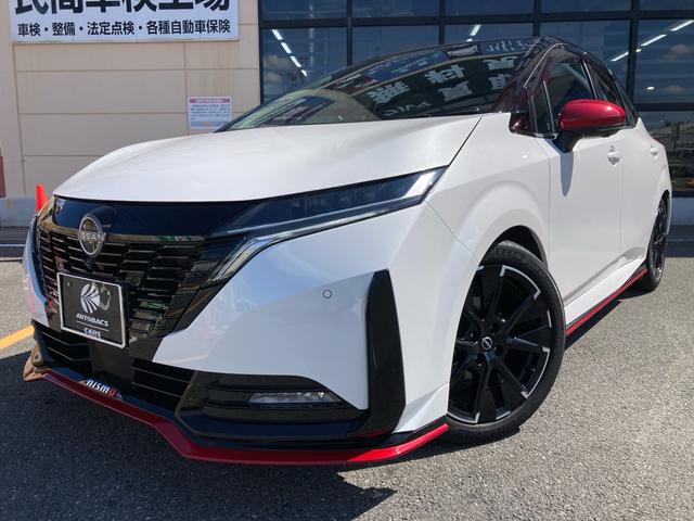 オーラ ニスモ　ワンオーナー　全方位運転支援システム　純正９インチナビ　フルセグＴＶ　全方位モニター　デジタルインナーミラー　前後ドライブレコーダー　ＥＴＣ２．０　ＬＥＤヘッドライト　純正１７インチＡＷ（2枚目）