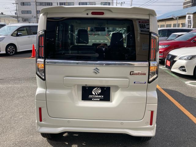 スペーシアカスタム ハイブリッドＸＳターボ　当社レンタカーアップ　デュアルセンサーブレーキサポート　アダプティブクルーズコントロール　両側パワースライドドア　ケンウッドナビ　フルセグ　バックカメラ　ＬＥＤヘッドライト　純正１５インチＡＷ（5枚目）