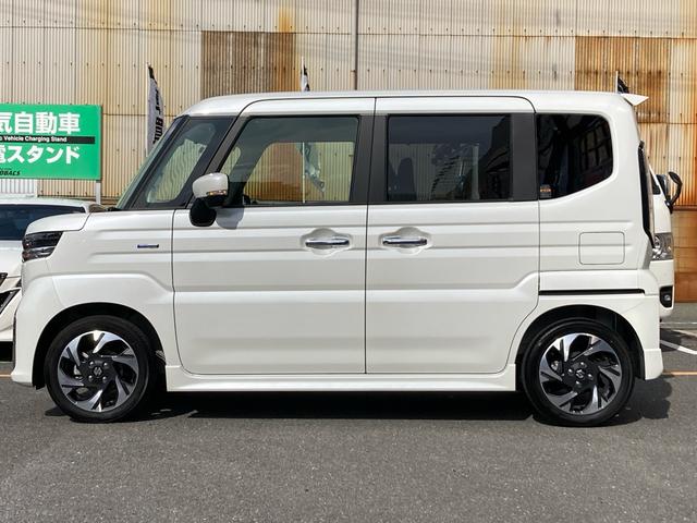 スペーシアカスタム ハイブリッドＸＳターボ　当社レンタカーアップ　デュアルセンサーブレーキサポート　アダプティブクルーズコントロール　両側パワースライドドア　ケンウッドナビ　フルセグ　バックカメラ　ＬＥＤヘッドライト　純正１５インチＡＷ（62枚目）