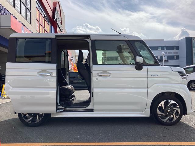 スペーシアカスタム ハイブリッドＸＳターボ　当社レンタカーアップ　デュアルセンサーブレーキサポート　アダプティブクルーズコントロール　両側パワースライドドア　ケンウッドナビ　フルセグ　バックカメラ　ＬＥＤヘッドライト　純正１５インチＡＷ（64枚目）