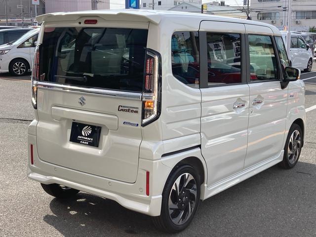 スペーシアカスタム ハイブリッドＸＳターボ　当社レンタカーアップ　デュアルセンサーブレーキサポート　アダプティブクルーズコントロール　両側パワースライドドア　ケンウッドナビ　フルセグ　バックカメラ　ＬＥＤヘッドライト　純正１５インチＡＷ（65枚目）