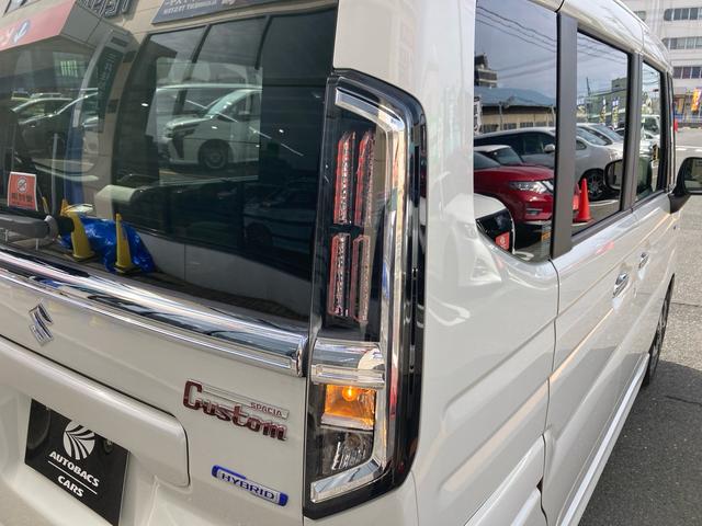 スペーシアカスタム ハイブリッドＸＳターボ　当社レンタカーアップ　デュアルセンサーブレーキサポート　アダプティブクルーズコントロール　両側パワースライドドア　ケンウッドナビ　フルセグ　バックカメラ　ＬＥＤヘッドライト　純正１５インチＡＷ（70枚目）