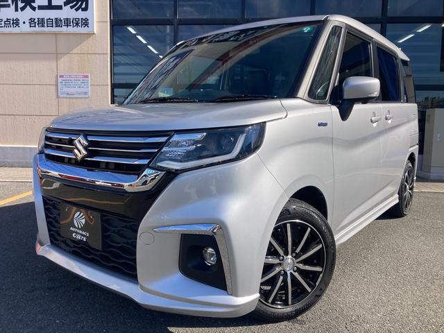 ソリオ ハイブリッドMZ デュアルカメラブレーキサポート アダプティブクルーズコントロール 両側パワースライドドア 全方位モニター ヘッドアップディスプレイ 社外ナビ フルセグ LEDヘッドライト 社外15インチAW(2枚目)