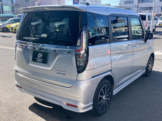 ソリオ ハイブリッドMZ デュアルカメラブレーキサポート アダプティブクルーズコントロール 両側パワースライドドア 全方位モニター ヘッドアップディスプレイ 社外ナビ フルセグ LEDヘッドライト 社外15インチAW(61枚目)