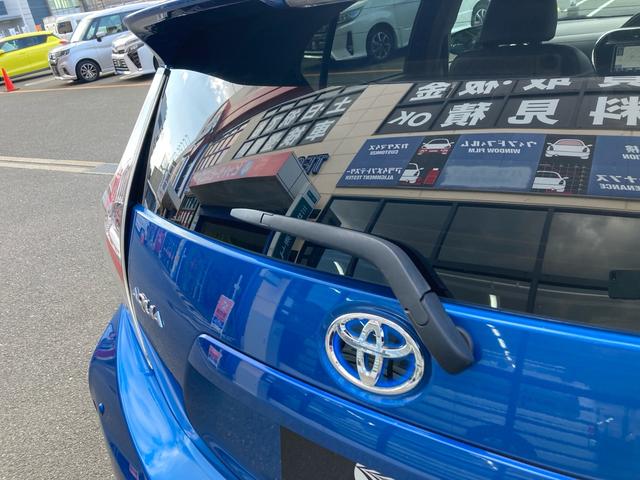 アクア クロスオーバー セーフティセンス スマートキー プッシュスタート ディーラー純正9インチナビ フルセグTV バックカメラ ビルトインETC オートエアコン プライバシーガラス オートライト 純正16インチAW(59枚目)