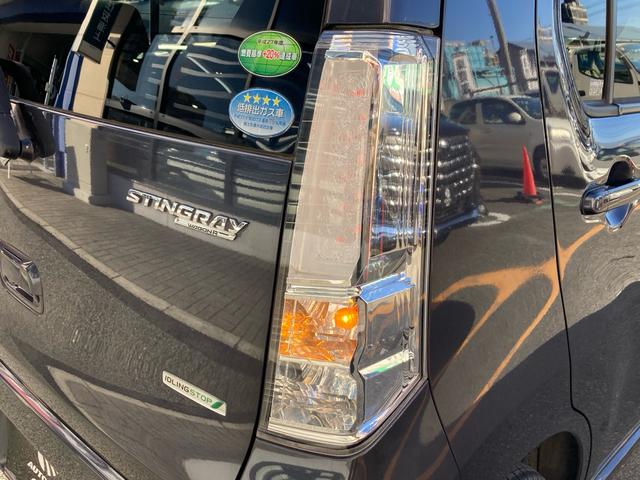 ワゴンRスティングレー X レーダブレーキサポート スマートキー プッシュスタート アイドリングストップ HIDヘッドライト 社外LEDフォグランプ プライバシーガラス 純正14インチAW 社外CDチューナー(52枚目)