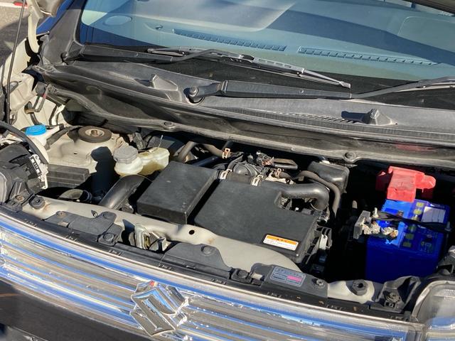 ワゴンRスティングレー X レーダブレーキサポート スマートキー プッシュスタート アイドリングストップ HIDヘッドライト 社外LEDフォグランプ プライバシーガラス 純正14インチAW 社外CDチューナー(57枚目)