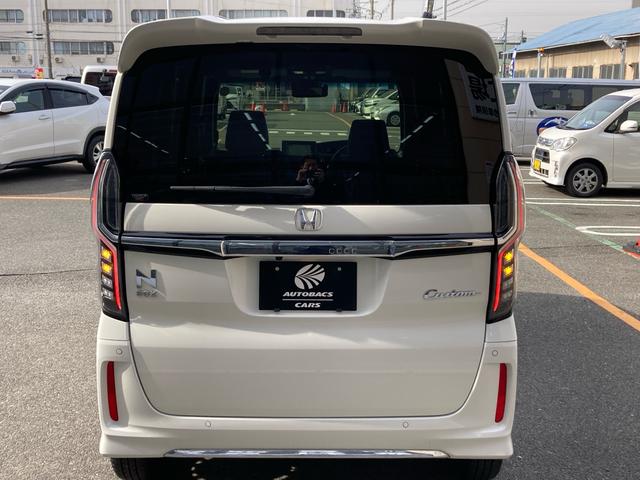 Ｎ－ＢＯＸカスタム Ｌ　両側パワースライドドア　ホンダセンシング　アダプティブクルーズコントロール　ディーラー純正ナビ　フルセグＴＶ　バックカメラ　サイド＆カーテンエアバック　ＬＥＤヘッドライト　純正１４インチＡＷ（5枚目）