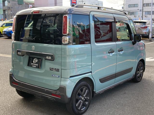 スペーシアギア ハイブリッドXZ ターボ デュアルカメラブレーキサポート アダプティブクルーズコントロール アイドリングストップ 両側パワースライドドア 純正9インチナビ 全方位モニター フルセグTV ☆LEDヘッドライト 純正14インチAW(63枚目)