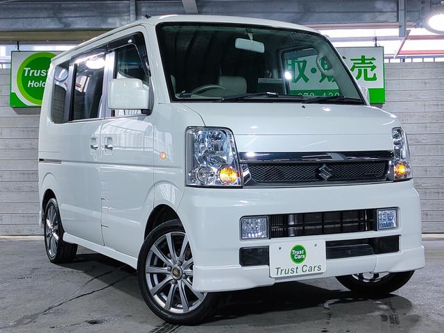 エブリイワゴン レザーセレクション　特別仕様車／ハーフレザーシート／両側パワースライドドア／ＨＤＤナビ／後席モニター／ＥＴＣ／追加スピーカー／サブウーハー／ＬＥＤヘッドライト／ＬＥＤフォグランプ／オートステップ／（5枚目）