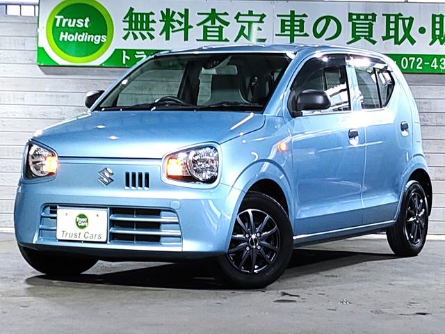 アルト F レーダーブレーキサポート装着車/5AGS/禁煙/衝突軽減/誤発進抑制/キーレス/13インチ社外アルミホイール/FM・AMラジオ付きCDプレイヤー/PS/PW/取扱説明書/記録簿/(2枚目)