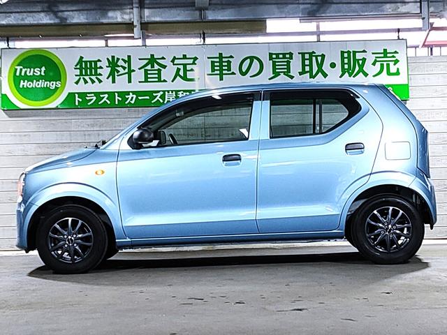 アルト F レーダーブレーキサポート装着車/5AGS/禁煙/衝突軽減/誤発進抑制/キーレス/13インチ社外アルミホイール/FM・AMラジオ付きCDプレイヤー/PS/PW/取扱説明書/記録簿/(8枚目)