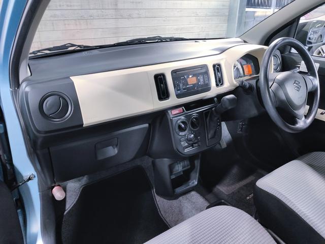 アルト F レーダーブレーキサポート装着車/5AGS/禁煙/衝突軽減/誤発進抑制/キーレス/13インチ社外アルミホイール/FM・AMラジオ付きCDプレイヤー/PS/PW/取扱説明書/記録簿/(34枚目)