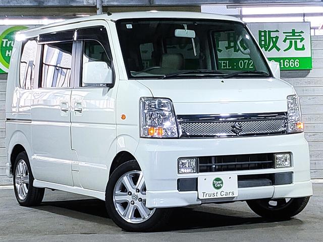 エブリイワゴン ＰＺターボスペシャル　ＩＣ付ターボ／禁煙／ディスチャージヘッドライト／フォグランプ／両側パワースライドドア／オートステップ／純正アルミホイール／純正ナビ／ＥＴＣ／（4枚目）