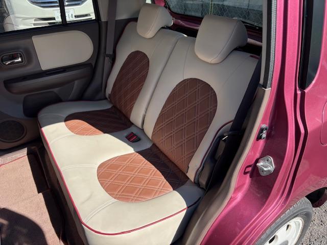 アルトラパンショコラ X 社外メモリーナビ フルセグTV ブルーツゥース対応 HIDヘッド スマートキー Pスタート ETC車載器 純正14AW オートライト 純正セキュリティ アイドリングストップ ベンチシート(21枚目)