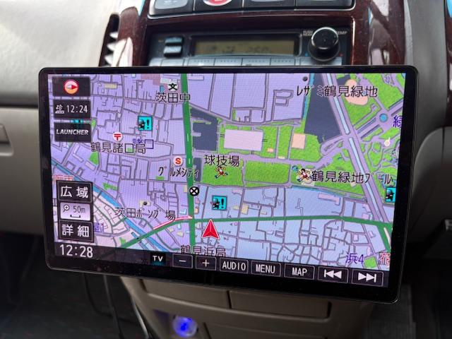 キャラバンエルグランド Ｖ　社外１０インチナビ　フルセグＴＶ　バックカメラ　ブルーツゥース対応ナビ　全席シートカバー施工　社外１８ＡＷ　後席ツインモニター　社外マフラー　ウーハー　ＥＴＣ車載器　オートライト（8枚目）