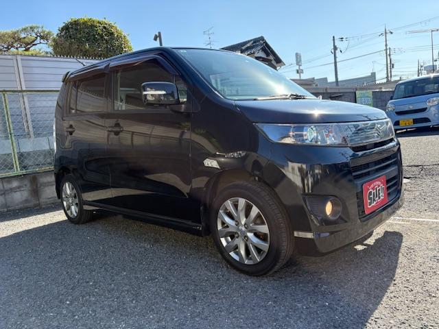 ワゴンRスティングレー リミテッド 社外メモリーナビ フルセグTV ブルーツゥース対応ナビ ドライブレコーダー ETC車載器 スマートキー Pスタート HIDヘッド オートライト オート電格ミラー ハーフレザーシート ベンチシート(3枚目)