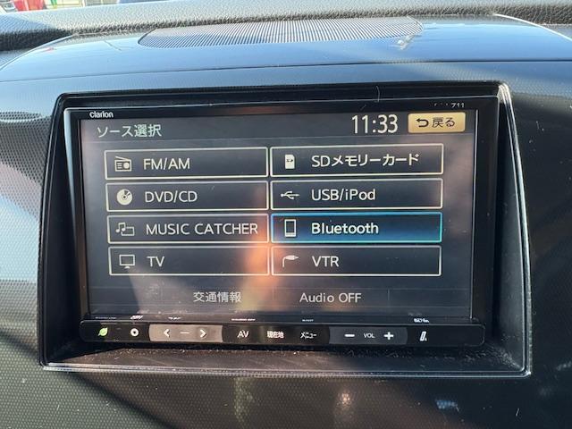 ワゴンRスティングレー リミテッド 社外メモリーナビ フルセグTV ブルーツゥース対応ナビ ドライブレコーダー ETC車載器 スマートキー Pスタート HIDヘッド オートライト オート電格ミラー ハーフレザーシート ベンチシート(12枚目)