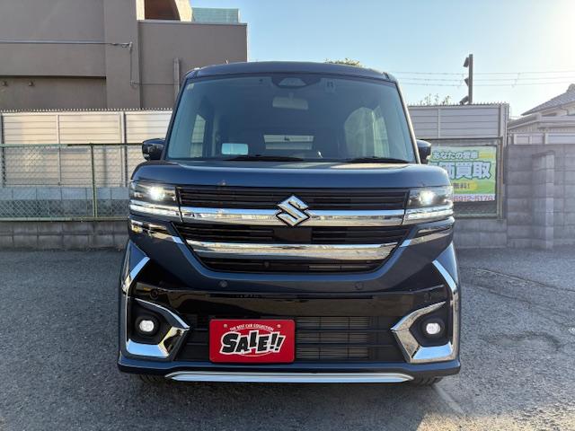 スペーシアカスタム ハイブリッドXSターボ 全方向モニター付き メモリーナビスズキコネクト 純正メモリーナビ フルセグTV 全方向カメラ ETC2.0ナビ連動 駐車監視モード付前後カメラドライブレコーダー 衝突軽減ブレーキ レーンキープアシスト(2枚目)