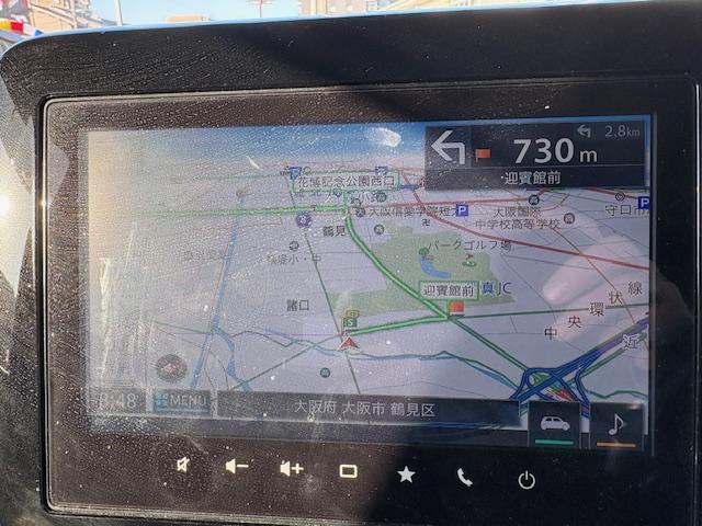 スペーシアカスタム ハイブリッドXSターボ 全方向モニター付き メモリーナビスズキコネクト 純正メモリーナビ フルセグTV 全方向カメラ ETC2.0ナビ連動 駐車監視モード付前後カメラドライブレコーダー 衝突軽減ブレーキ レーンキープアシスト(8枚目)