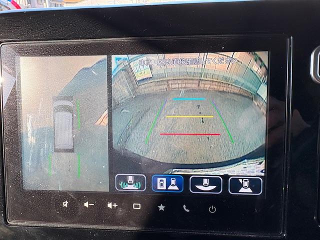 スペーシアカスタム ハイブリッドXSターボ 全方向モニター付き メモリーナビスズキコネクト 純正メモリーナビ フルセグTV 全方向カメラ ETC2.0ナビ連動 駐車監視モード付前後カメラドライブレコーダー 衝突軽減ブレーキ レーンキープアシスト(9枚目)
